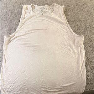 Nobull White Sleeveless Top